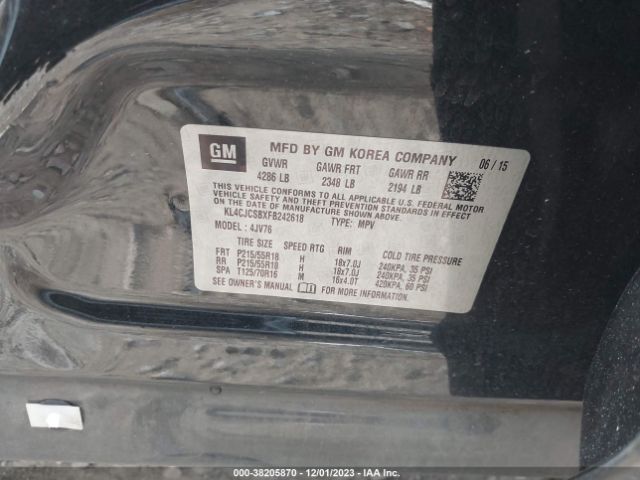 Photo 8 VIN: KL4CJCSBXFB242618 - BUICK ENCORE 