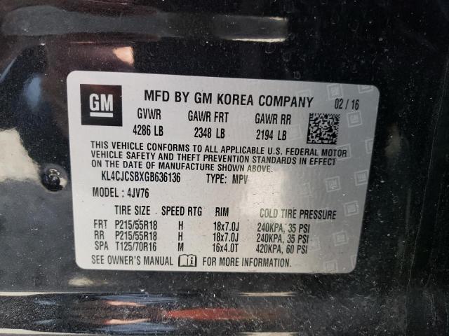 Photo 9 VIN: KL4CJCSBXGB636136 - BUICK ENCORE 