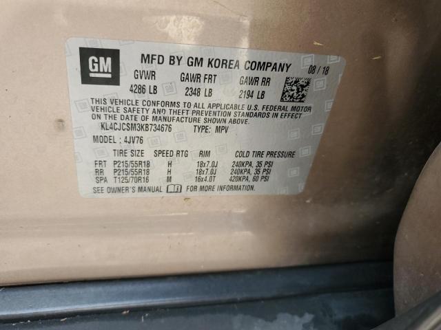 Photo 12 VIN: KL4CJCSM3KB734676 - BUICK ENCORE ESS 