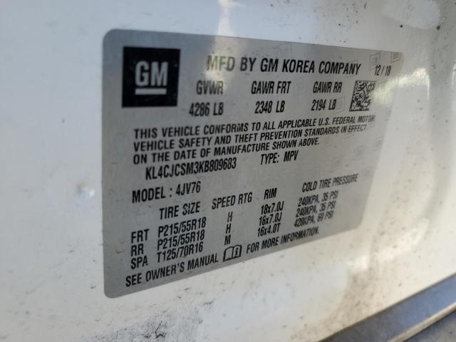 Photo 12 VIN: KL4CJCSM3KB809683 - BUICK ENCORE 