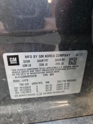 Photo 12 VIN: KL4CJCSM6HB152239 - BUICK ENCORE ESS 