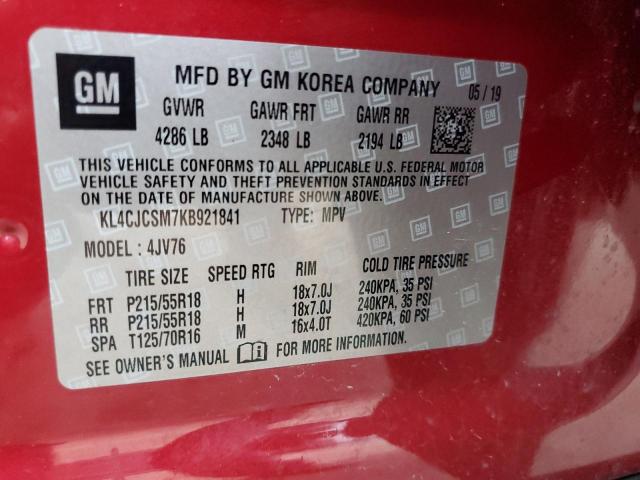 Photo 12 VIN: KL4CJCSM7KB921841 - BUICK ENCORE ESS 