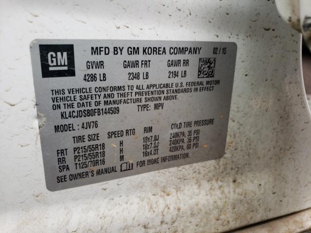 Photo 9 VIN: KL4CJDSB0FB144509 - BUICK ENCORE PRE 