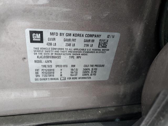 Photo 11 VIN: KL4CJDSB1EB684322 - BUICK ENCORE 