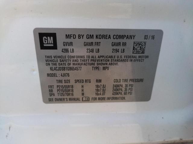 Photo 13 VIN: KL4CJDSB1GB654577 - BUICK ENCORE PRE 