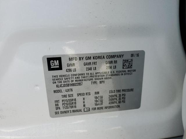 Photo 12 VIN: KL4CJDSB1HB022857 - BUICK ENCORE PRE 