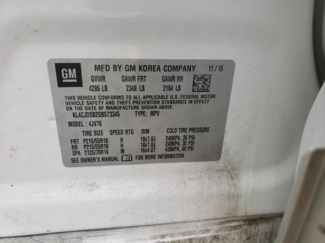 Photo 9 VIN: KL4CJDSB2GB573345 - BUICK ENCORE 