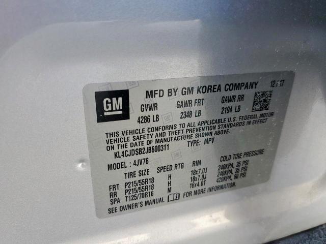 Photo 9 VIN: KL4CJDSB2JB600311 - BUICK ENCORE PRE 