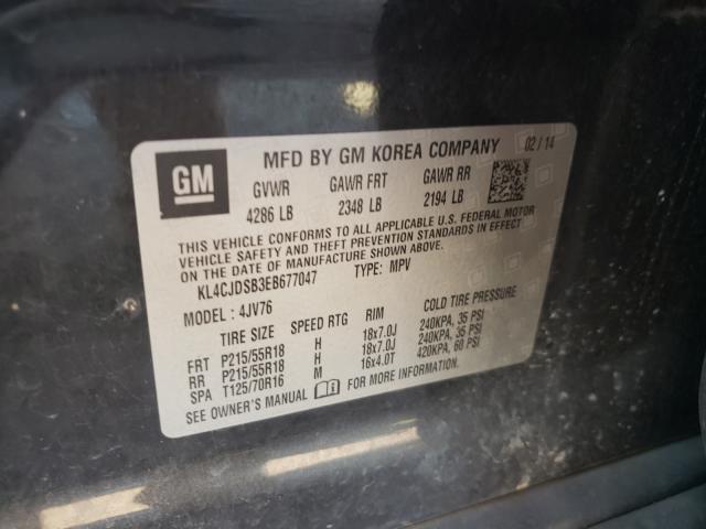 Photo 9 VIN: KL4CJDSB3EB677047 - BUICK ENCORE PRE 