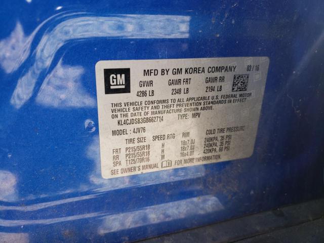 Photo 9 VIN: KL4CJDSB3GB662714 - BUICK ENCORE PRE 