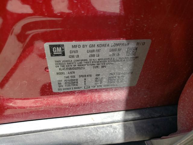 Photo 9 VIN: KL4CJDSB4DB095215 - BUICK ENCORE PRE 