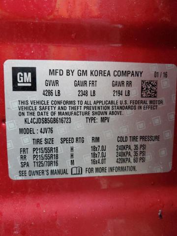 Photo 12 VIN: KL4CJDSB5GB616723 - BUICK ENCORE PRE 