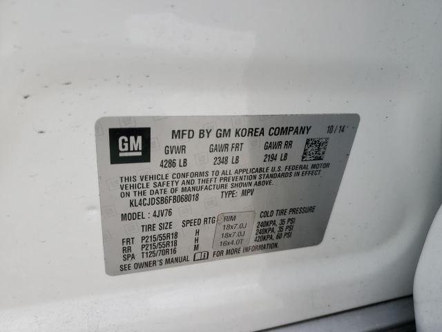 Photo 13 VIN: KL4CJDSB6FB068018 - BUICK ENCORE 