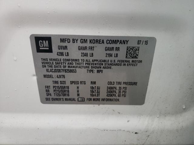 Photo 11 VIN: KL4CJDSB7FB258653 - BUICK ENCORE 