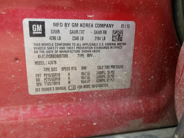 Photo 12 VIN: KL4CJDSB8DB097890 - BUICK ENCORE PRE 