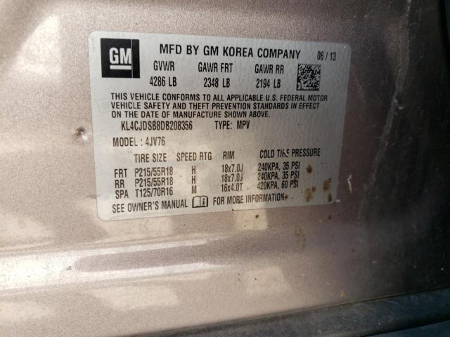 Photo 12 VIN: KL4CJDSB8DB208356 - BUICK ENCORE 