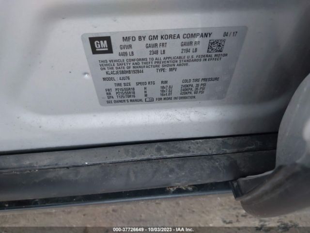 Photo 8 VIN: KL4CJESB0HB192844 - BUICK ENCORE 