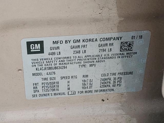 Photo 12 VIN: KL4CJESB0JB634284 - BUICK ENCORE PRE 