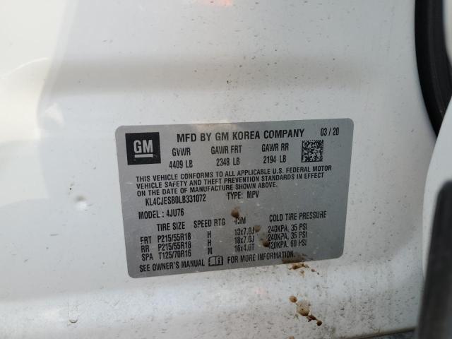 Photo 12 VIN: KL4CJESB0LB331072 - BUICK ENCORE PRE 