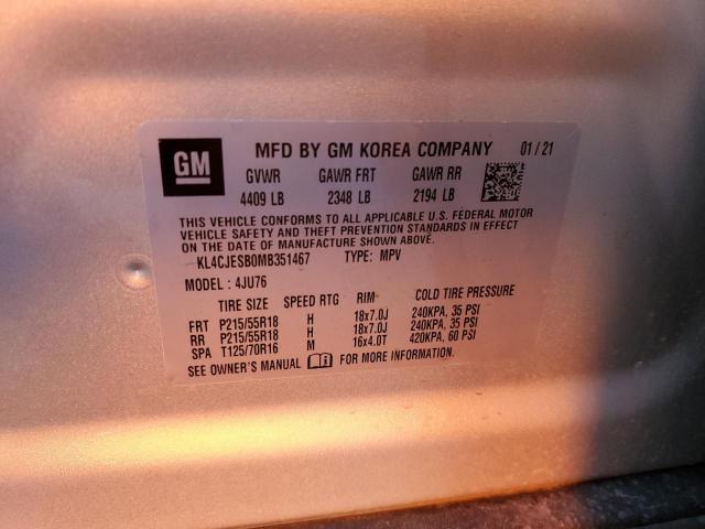 Photo 11 VIN: KL4CJESB0MB351467 - BUICK ENCORE 