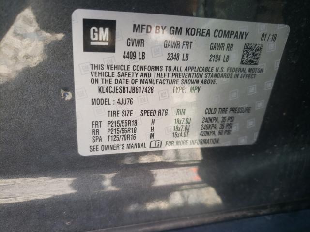 Photo 9 VIN: KL4CJESB1JB617428 - BUICK ENCORE PRE 