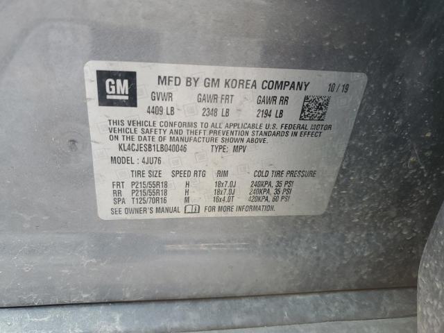 Photo 13 VIN: KL4CJESB1LB040046 - BUICK ENCORE PRE 