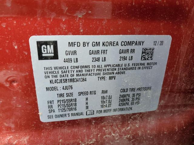 Photo 12 VIN: KL4CJESB1MB341384 - BUICK ENCORE 