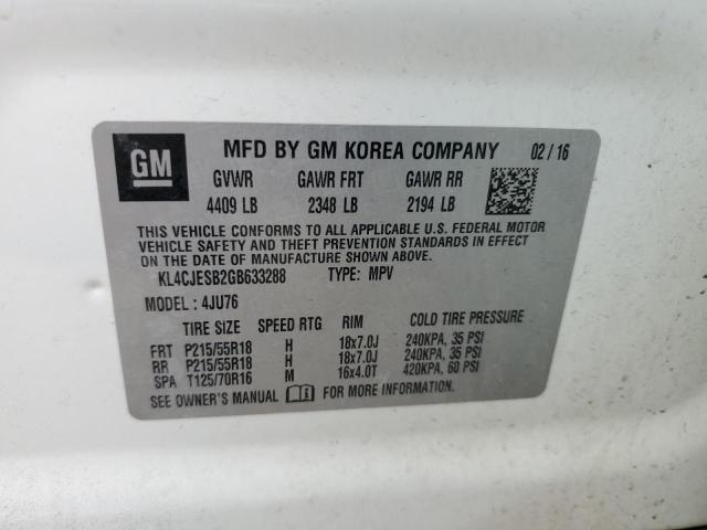 Photo 12 VIN: KL4CJESB2GB633288 - BUICK ENCORE 