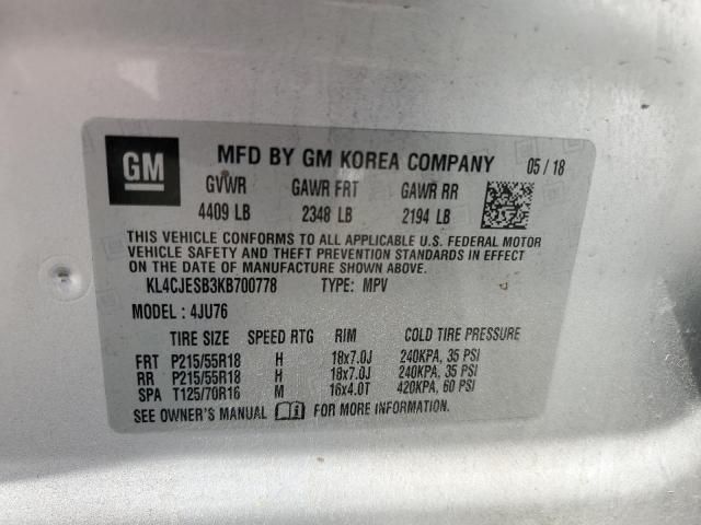 Photo 11 VIN: KL4CJESB3KB700778 - BUICK ENCORE 