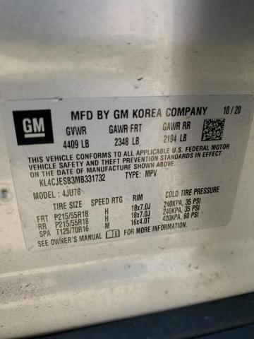 Photo 11 VIN: KL4CJESB3MB331732 - BUICK ENCORE PRE 