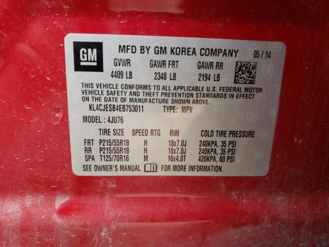 Photo 11 VIN: KL4CJESB4EB753011 - BUICK ENCORE 