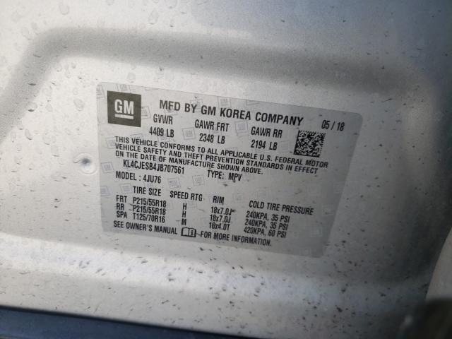 Photo 9 VIN: KL4CJESB4JB707561 - BUICK ENCORE PRE 