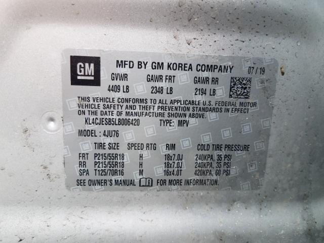 Photo 9 VIN: KL4CJESB5LB006420 - BUICK ENCORE PRE 