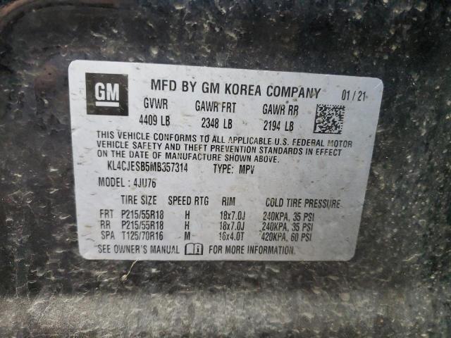 Photo 12 VIN: KL4CJESB5MB357314 - BUICK ENCORE PRE 