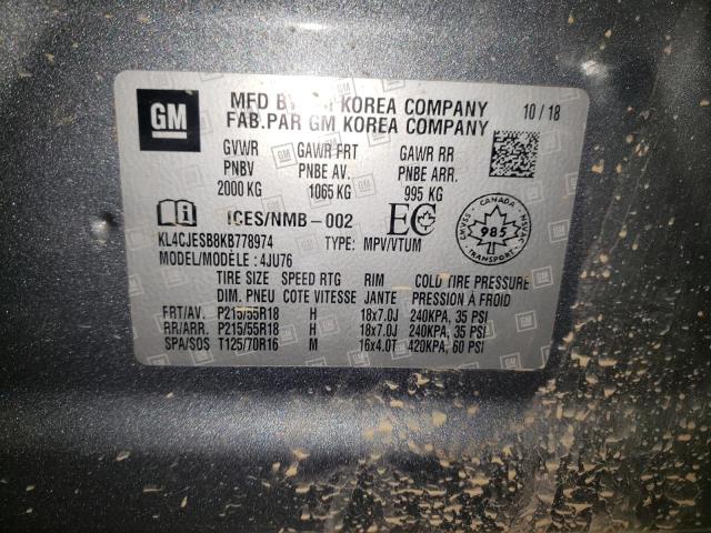 Photo 13 VIN: KL4CJESB8KB778974 - BUICK ENCORE PRE 