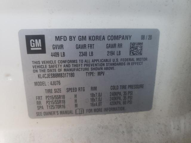 Photo 12 VIN: KL4CJESB8MB317180 - BUICK ENCORE PRE 