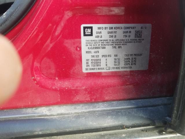 Photo 13 VIN: KL4CJESB9EB775084 - BUICK ENCORE 