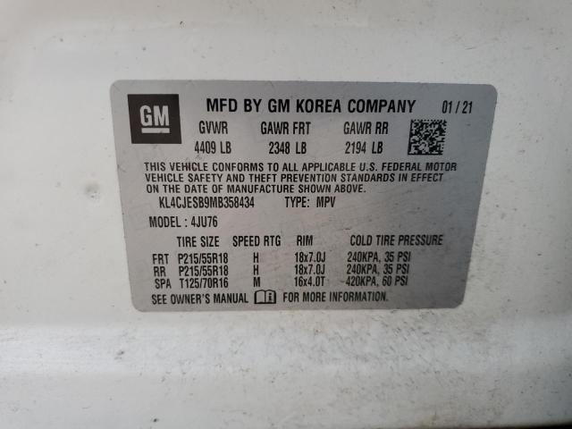 Photo 13 VIN: KL4CJESB9MB358434 - BUICK ENCORE PRE 