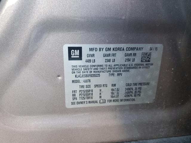 Photo 11 VIN: KL4CJESBXFB205225 - BUICK ENCORE 