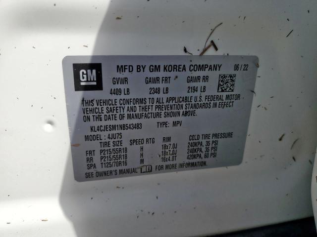 Photo 9 VIN: KL4CJESM1NB543483 - BUICK ENCORE PRE 