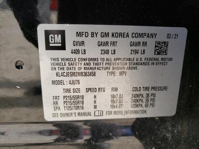 Photo 12 VIN: KL4CJESM2MB363458 - BUICK ENCORE PRE 