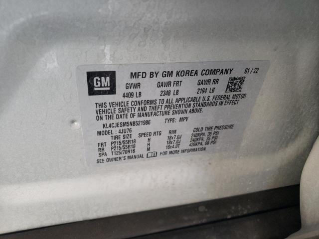 Photo 12 VIN: KL4CJESM5NB521986 - BUICK ENCORE PRE 