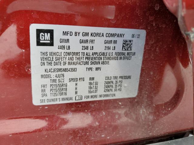 Photo 13 VIN: KL4CJESM5NB543583 - BUICK ENCORE PRE 