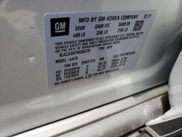 Photo 9 VIN: KL4CJESM7MB360720 - BUICK ENCORE 