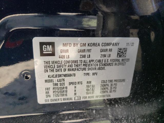 Photo 11 VIN: KL4CJESM7NB568470 - BUICK ENCORE PRE 