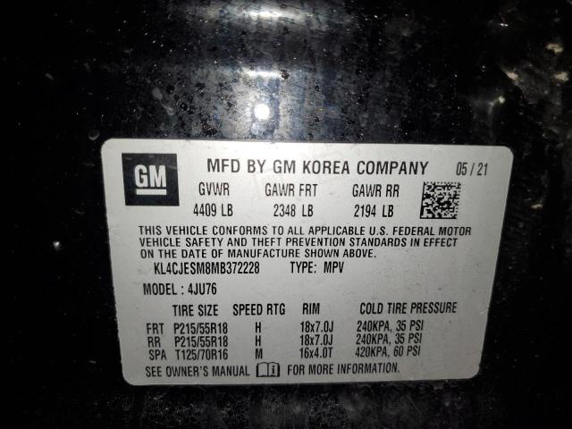 Photo 12 VIN: KL4CJESM8MB372228 - BUICK ENCORE 