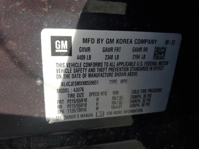 Photo 11 VIN: KL4CJESMXNB559651 - BUICK ENCORE PRE 