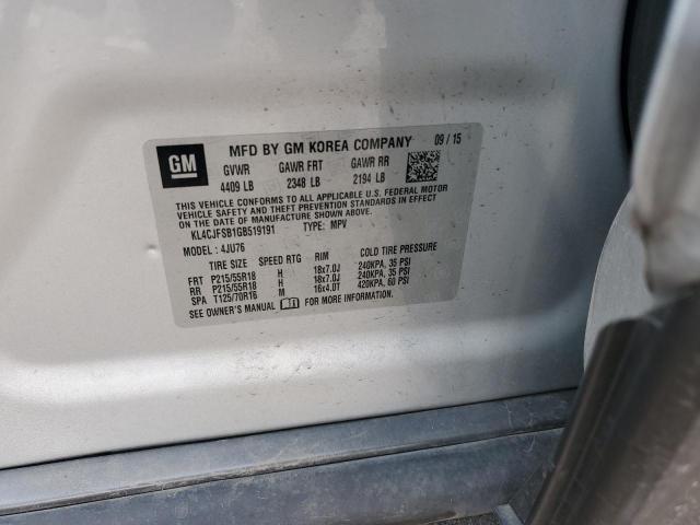 Photo 12 VIN: KL4CJFSB1GB519191 - BUICK ENCORE CON 