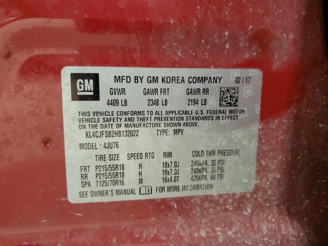 Photo 12 VIN: KL4CJFSB2HB132022 - BUICK ENCORE PRE 