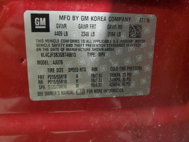 Photo 12 VIN: KL4CJFSB3GB748813 - BUICK ENCORE CON 